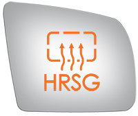 SIDE VIEW MIRROR HEATED W MOUNT